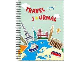 Kingwora Kids Travel Journal Vacation Diary for Children A Simple Easy and Fun Way for Kids to Document and Remember All Their Trips Away