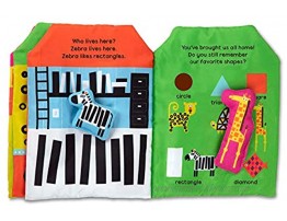 Melissa & Doug Kââ‚¬s Kids Who Lives Here 8-Page Soft Book for Babies and Toddlers + 5 Pieces