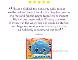 Melissa & Doug K's Kids Itsy-Bitsy Spider 8-Page Soft Activity Book for Babies and Toddlers