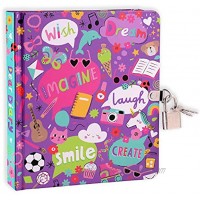 My Favorite Things Lock and Key Diary for Girls 208 Lined Pages