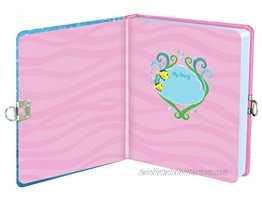 Peaceable Kingdom Mermaid Magic Shiny Foil Cover 6.25 Lock and Key Lined Page Diary for Kids