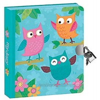 Peaceable Kingdom Owl Cover 6.25 Lock and Key Diary