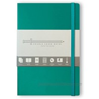 Softcover Journal with Ruled Pages: DIY Table of Contents 185 Numbered Pages Archival Stickers Premium Paper 5.75 x 8.25 Pocket Bookmark. Perfect Bible Journal or Diary. Aqua