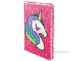 Style.Lab by Fashion Angels Magic Sequin Journal Unicorn Make Magic Happen 76974 Reversible Sequin 80 Page Lined Journal
