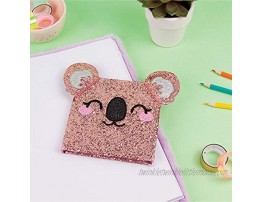 Three Cheers for Girls Jumbo Koala Sketchbook with Small Notebook Includes Large 24” Plush Purple Sketchpad for Drawing Mini 48 Page Glitter Journal and Sticker Sheet