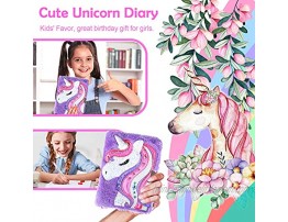 Unicorn Diary for Girls with Lock and Keys Unicorn Journal Magic Unicorn Notebook for Kids and Adults Plush Secret Diary Lined Notebook 300 Pages for Writing and Drawing Unicorn Gifts For Girls