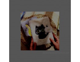VANVENE Furry Cute Cat Notebook Journal for Girls Cat Stationary with Ballpoint Pen Set Plush Notebook Journal for Kids Student Kawaii Stationery Office Supplies Cat Lover