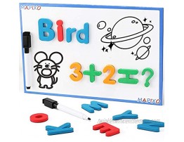 235 Pcs Magnetic Letter Number with Magnet Board 2 Erasable Magnetic Pen and Storage Box Foam ABC Alphabet Gift for Refrigerator Fridge Classroom Toy for Toddler Kid Child Spelling & Learning Game