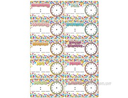 Ashley Productions Die-Cut Magnets Confetti Schedule Cards