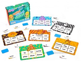 Barnacle Toys Wild Word Safari Sight Word Games- Kindergarten Learning Activities Learn to Read Games for Kids 5-7 Reading Games for Kids Ages 4-8 Sight Word Bingo Flash Cards 1st Grade