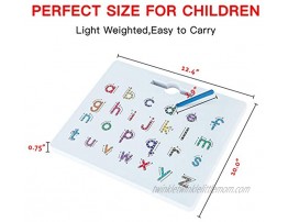BMAG Magnetic Alphabet Letter Tracing Board ABC Double-Sided Letter Drawing Board Read Write Preschool Learning Board Gift for Kids Children Boys Girls