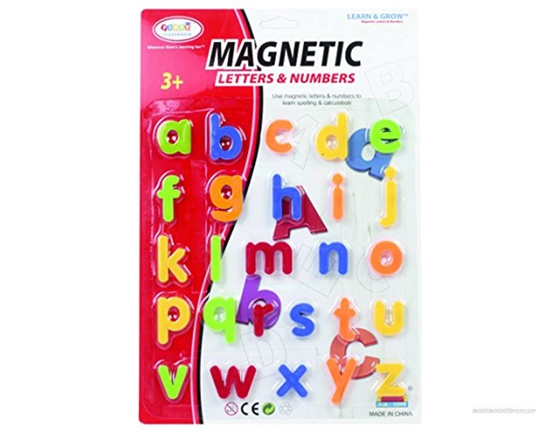 First Classroom Magnetic Lowercase Letters in a Blister Card 1.5