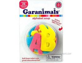 Garanimals Alphabet Soup Soft Foam Letters Includes All 26 Letters of The Alphabet 4 Packs