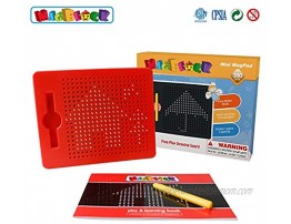 Magblock Magnetic Stylus Drawing Board with Magnet Pen Educational Read Write Learn Preschool Gift for Boys and Girls 8.58in x6.89in
