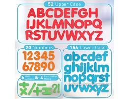 Magnet Letters and Numbers for Kids and Toddlers 242 Pcs Magnetic Alphabet Toys with Lowercase and Uppercase ABCs Numbers and Math Symbols White Board Markers and Eraser for Learning and Play