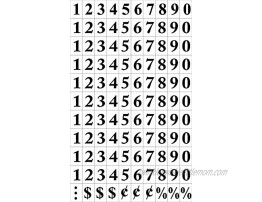 MasterVision Magnetic Numbers 1 2 x 3 4 Black on White 110 Pieces