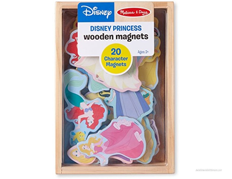 Melissa & Doug Disney Princess Wooden Magnets 20 Character Magnets
