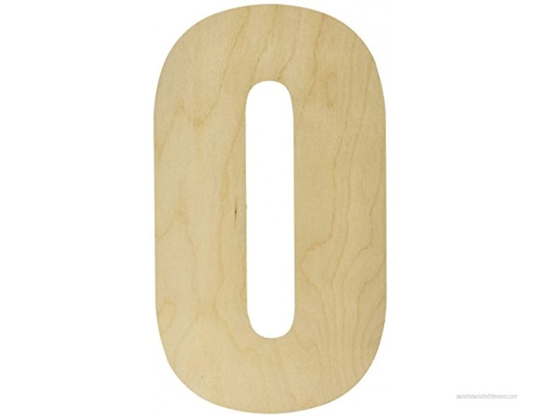 MPI Baltic Birch Collegiate Font Letters and Numbers 13.5