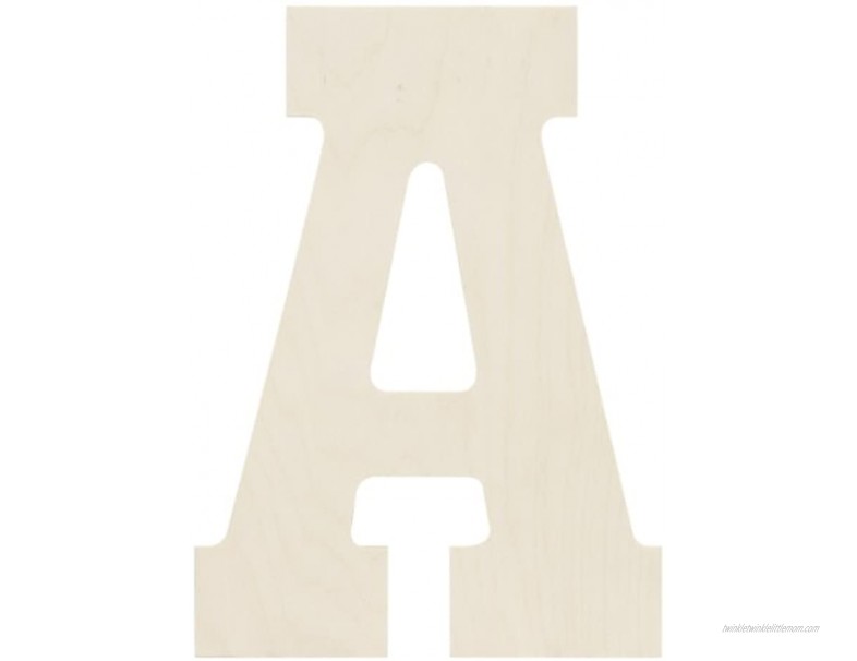 MPI Baltic Birch Collegiate Font Letters & Numbers 13.5-A