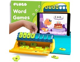 Plugo Letters by PlayShifu Word Building with Phonics Stories Puzzles | 5-10 Years Educational STEM Toy | Interactive Vocabulary Games | Boys & Girls Gift App Based