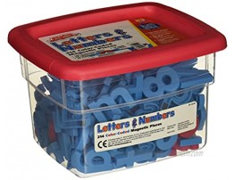 School Smart Educational Insights Alphamagnets & Mathmagnets Red and Blue 214 Pieces 070621