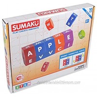 SUMAKU Magnetic Alphabet Rotating Blocks for Spelling Educational Toys for Beginners to Read Phonics Game and CVC Word Builders for Children Ages 3 Years + 10PC  Set