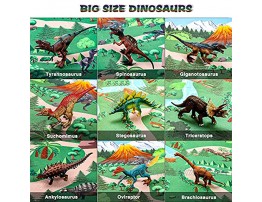 Baccow Dinosaur Toys for Kids 3 4 5 6 7 Year Olds Boys Girls Gifts Big Play Mat Dinosaurs Toddler Boy Toys