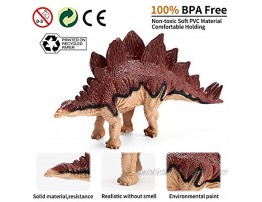 Dinosaur Toys with Activity Play Mat 11 Educational Realistic Dinosaur Figures Including T-Rex and Triceratops for Creating a Dino World Dino Toys Gifts for Boy & Girls for Kids