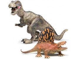 Dinosaur Toys,2 Pack Jumbo Dinosaur Figure Model Toys Realistic Looking Jurassic Dinosaurwith Scene Display Box