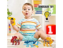 GOLDSTON Disassemble Dinosaur Children Boy Girl Toy Suitable for Children Aged 3-5 5-7 5 6 7 8 Building Toys with Electric Drill Contains 4 Pieces DIY Toy Birthday Gift