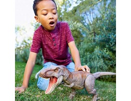 Jurassic World Bite 'n Fight Tyrannosaurus Rex in Larger Size with Realistic Sculpting Articulation & Dual-Button Activation for Tail Strike and Head Strikes Ages 4 and Older