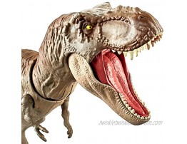 Jurassic World Bite 'n Fight Tyrannosaurus Rex in Larger Size with Realistic Sculpting Articulation & Dual-Button Activation for Tail Strike and Head Strikes Ages 4 and Older