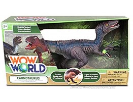 NKOK WowWorld B O Velociraptor Lights & Sounds Realistic Reptile Roars by Rotating an arm Red LED Lights in Mouth and Along Ribs Articulated in Mouth arms Legs and Tail Great Gift
