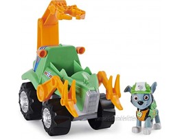 PAW Patrol Dino Rescue Rocky’s Deluxe Rev Up Vehicle with Mystery Dinosaur Figure