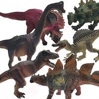 Sunfenle 6 Pack Dinosaur Toys,Dinosaurs Figurines Toy Realistic Dinosaur Figures Plastic Model Toy Set Great for Party Gift,Boys Girls Children's Birthday Gifts