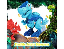 Tiffox Dinosaur Toys for Kids Take Apart Dinosaur Toys for 3 4 5 6 7 8 Year Old Boys STEM Construction Building Play Kits with Electric Drill Birthday Xmas Gifts for 3-8 Year Old Boys Girls