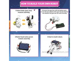 AoHu 6-in-1 STEM Projects Science Solar Robot kit for Kids Educational Space Exploration Fleet Building Learning Science Experiment Toys Kit for Boys and Girls Aged 8-12