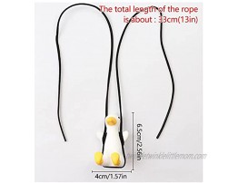 Car Dashboard Decoration Accessories,Rubber Duck with Helmet and Chain Doll Toy,Cute Swing Duck Hanging Ornament Decoration for Car Rear View Mirror