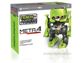 Elenco Teach Tech Meta.4 Transforming Robot STEM Solar Toys for Kids 8+