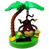 GB Solar Powered Swinging Monkey Hanging by Tail