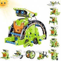 HISTOYE 12-in-1 Stem Solar Robot Building Kit for Kids 9-12 Engineering Science Kits for Boys 8-12 Solar Powered Engine Robotics for Kids 8 and up Science Experiments Toys for 10 11 12 13 Years Old