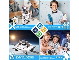 HOMOFY [2020 New Upgrade STEM Toys 6-in-1 Solar Robot Kit Learning Science Building Toys Educational Science Kits Powered by Solar Robot for Kids 8 9 10-12 Year Old Boys Girls Gifts