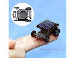 Smallest Solar Powered Mini Toy Car Vehicle Automatic Robot Racing Educational Gadget Kids Toy Gift Science Kit for Children Girls Boys
