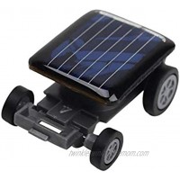 Smallest Solar Powered Mini Toy Car Vehicle Automatic Robot Racing Educational Gadget Kids Toy Gift Science Kit for Children Girls Boys