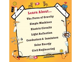 The Magic School Bus: Engineering Lab By Horizon Group USA Homeschool STEM Kits for Kids Includes Hands-On Educational Manual Experiment Cards Buzzer Flashlight Solar Panel Buzzer Wires & More