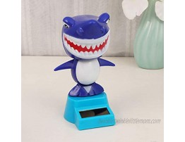 VALICLUD Solar Dancing Toys Shark Bobble Head Toy Animal Dancing Figure Swinging Animated Car Dashboard Toy Ornaments Home Table Centerpieces Christmas Party Supplies Decoration