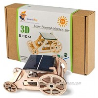 Wooden Solar Car STEM Projects for Kids Science Kits for Boys & Girls Model Kits to Build DIY Educational Building Toys-Creative Robotics Building STEM Kit for Boys and Girls Teens and Adults