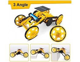 YERLOA Solar Climbing Vehicle STEM Toy for Kids Aged 6-12 4WD Motor Car Building Toy Gifts for Kids Boys Girls Students Teens Educational Toys DIY Solar Panels Kit