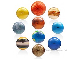 Zddaoole 10 PCS Solar System Stress Balls,Planets and Space Educational Toys,Educational Balls Toys for Party Favors Birthday Gift