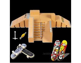 Aestheticism Finger Board Skate Park Skate Park Kit 5PCS Skate Park Kit Ramp Parts for Te Da Finger Skateboard Ultimate Parks Training Props. 5PCS¡­